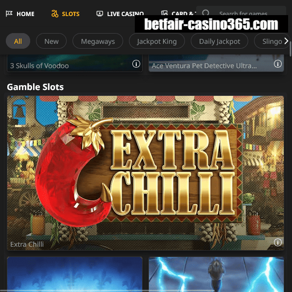 Betfair Slots Extra Chilli